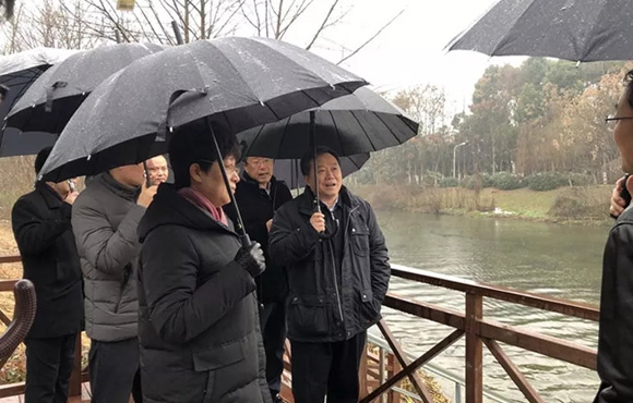 安徽省委常委、、岳阳市委书记宋国权一行莅临岳阳市清溪净水厂调研